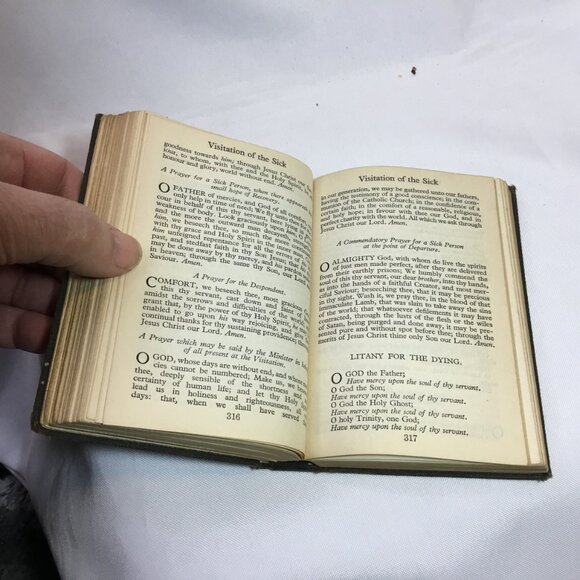 The Book Of Common Prayer Pocket Size 1929 Vintage Thomas Nelson Hardcover - Picture 14 of 15